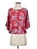 Staring at Stars 100% Polyester Red Short Sleeve Blouse Size S - photo 1