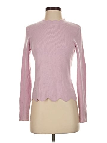 Aqua Cashmere Pullover Sweater (view 1)