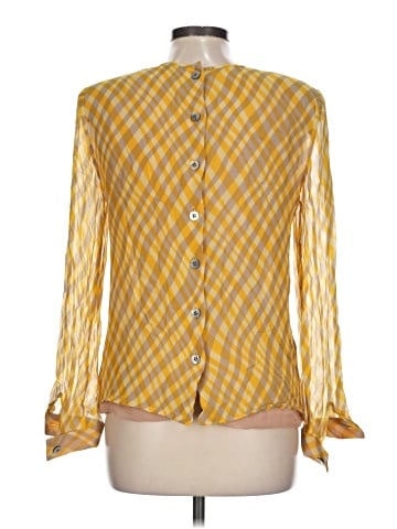 Carlisle Long Sleeve Silk Top (view 2)
