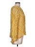 Carlisle 100% Silk Yellow Long Sleeve Silk Top Size 10 - photo 4