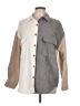 Unbranded Color Block Gray 3/4 Sleeve Blouse Size L - photo 1