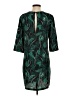 Equipment 100% Polyester Print Multi Color Green Casual Dress Size S - photo 2
