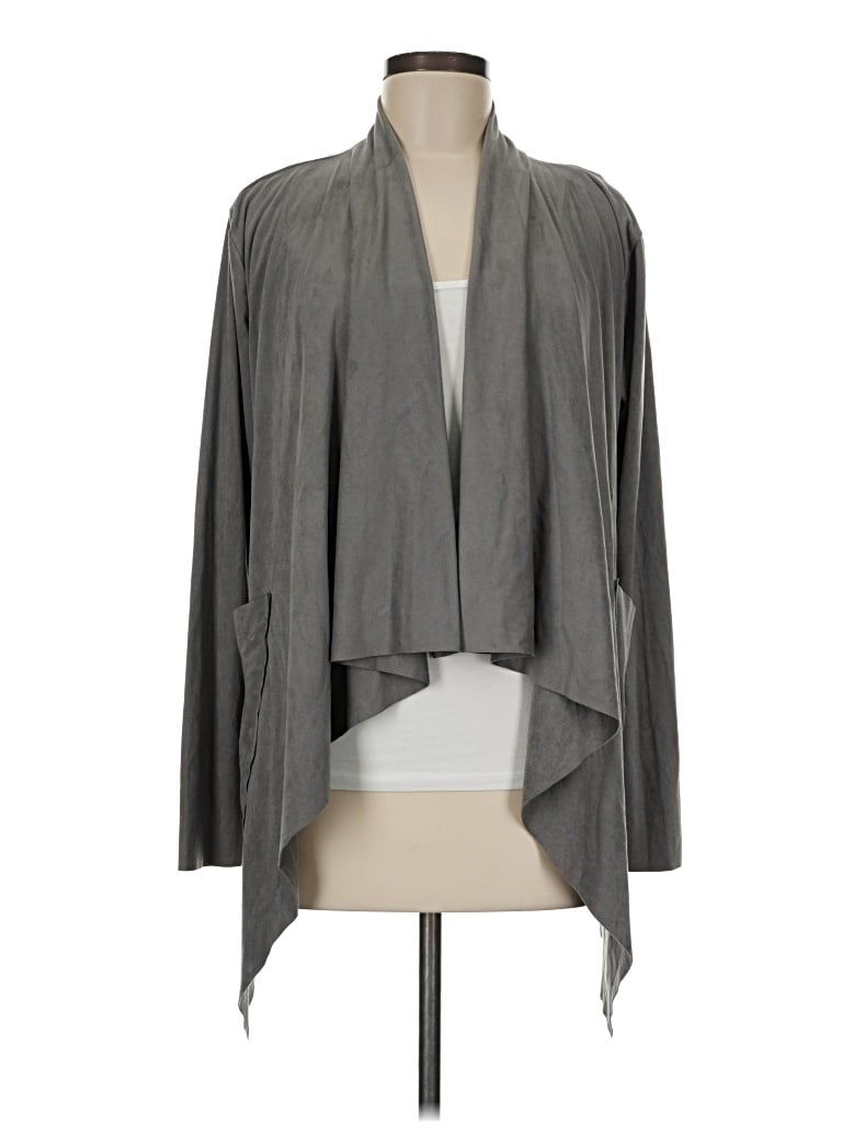 Pre-owned Kendall & Kylie Cardigan Sweater In Gray