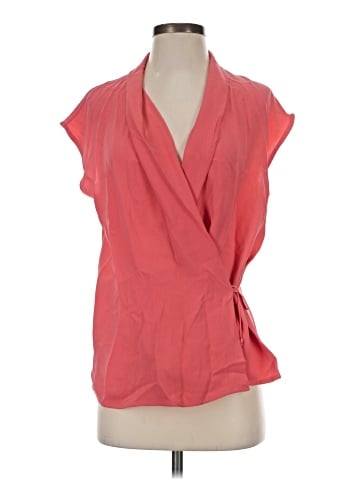 Ralph Rucci Short Sleeve Silk Top (view 1)