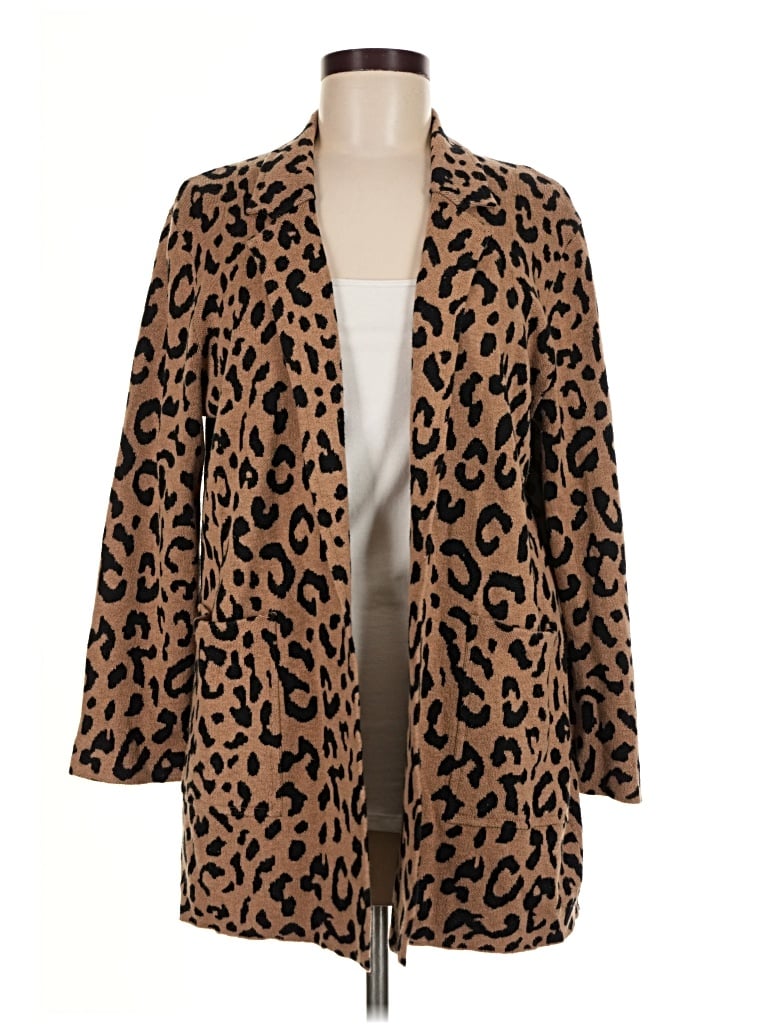 Pre-owned Jcrew Cardigan Sweater In Brown