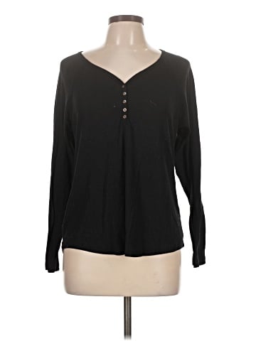 Charter Club Long Sleeve Henley (view 1)