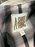 A Shirt Thing Plaid Silver Long Sleeve Blouse Size S - photo 7