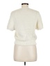 Open Edit 100% Nylon Ivory Short Sleeve Top Size M - photo 2