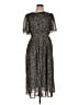 Hayden 100% Polyester Gray Casual Dress Size L - photo 1