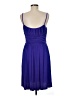 Halogen Solid Blue Cocktail Dress Size Med Petite - photo 2
