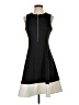 DKNY Color Block Black Casual Dress Size 4 - photo 1
