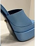 Versace Blue Heels Size EU (IT) 39 1/2 / US 9 1/2 - photo 7