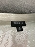 Torrid Damask Ivory Long Sleeve Blouse Size 3X Plus (3) - photo 7