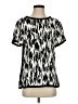 Karina Grimaldi Black Short Sleeve Blouse Size S - photo 1