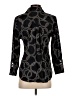 Chico's Black 3/4 Sleeve Button-Down Shirt Size S - photo 2