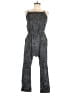 Old Navy 100% Cotton Animal Print Gray Jumpsuit Size M - photo 1