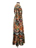 Shein Print Orange Casual Dress Size 2 - photo 4