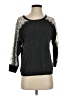 J.Crew Metallic Black Pullover Sweater Size XS - photo 1