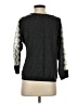 J.Crew Metallic Black Pullover Sweater Size XS - photo 2