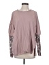 Free People 100% Nylon Pink 3/4 Sleeve T-Shirt Size XS - photo 1