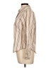 Gap Outlet Stripes Tan Long Sleeve Blouse Size L - photo 5