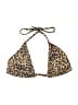 Shein Animal Print Brown Swimsuit Top Size S - photo 1