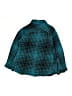 Amplify 100% Cotton Plaid Teal Long Sleeve Button-Down Shirt Size 8 - photo 2
