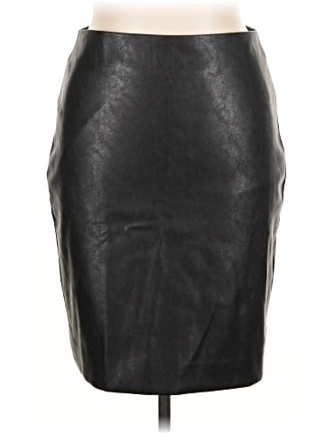 J.Crew Factory Store Faux Leather Skirt (view 1)