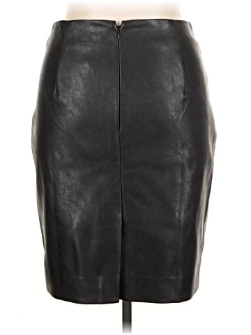 J.Crew Factory Store Faux Leather Skirt (view 2)