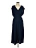 Max Studio 100% Polyester Solid Blue Cocktail Dress Size L (estimated) - photo 1
