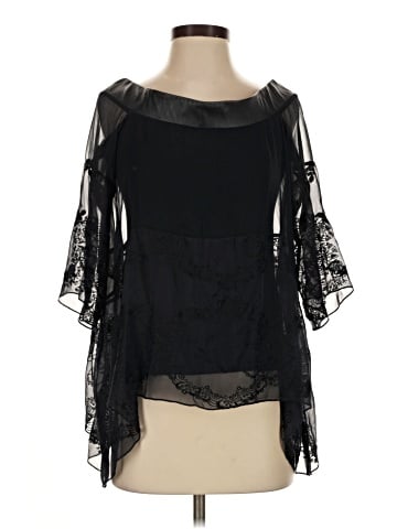 Bailey 44 3/4 Sleeve Silk Top (view 1)