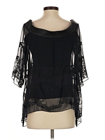 Bailey 44 3/4 Sleeve Silk Top (view 2)