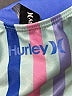 Hurley Stripes Blue Swimsuit Top Size XL - photo 3