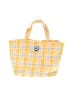 Assorted Brands Checkered-gingham Yellow Tote One size - photo 1