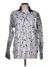 Visconti Print Silver Long Sleeve Button-Down Shirt Size L - photo 1