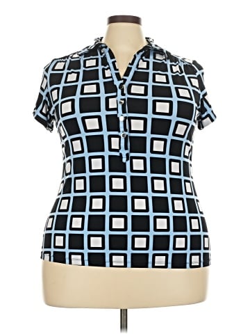 Alfani Short Sleeve Blouse (view 1)