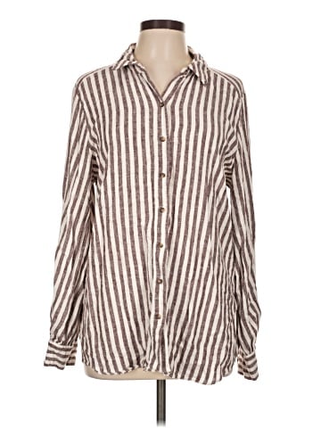 LC Lauren Conrad Long Sleeve Button-Down Shirt (view 1)