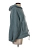 American Eagle Outfitters 100% Polyester Teal Poncho Size S - photo 4