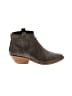 Vince Camuto 100% Leather Gray Brown Ankle Boots Size 7 - photo 1