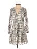 Adelyn Rae 100% Polyester Print Ivory Casual Dress Size XS - photo 1