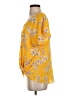 West Kei 100% Polyester Yellow Short Sleeve Blouse Size S - photo 5