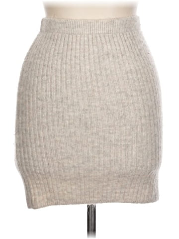 Happily Grey Casual Skirt (view 1)