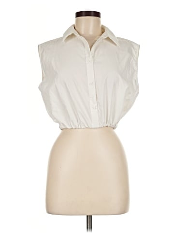 Vigoss Sleeveless Button-Down Shirt (view 1)