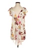 Charming Charlie 100% Polyester Floral Ivory Sleeveless Blouse Size S - photo 1