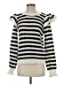 Ann Taylor LOFT 100% Polyester Stripes Ivory Pullover Sweater Size S - photo 1