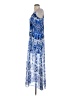 Express 100% Polyester Tie-dye Blue Casual Dress Size XS - photo 5