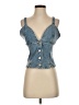 OAT Blue Sleeveless Top Size S - photo 1