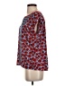 dalia 100% Polyester Red Short Sleeve Top Size S - photo 5