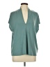H&M Teal Short Sleeve Turtleneck Size L - photo 1