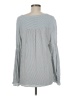 Sundance 100% Viscose Gray Long Sleeve Blouse Size M - photo 2